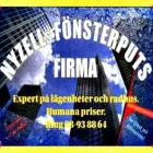 Företag 5 bild NYZELLS FÖNSTERPUTS Städservice, rengöring i Stockholm
